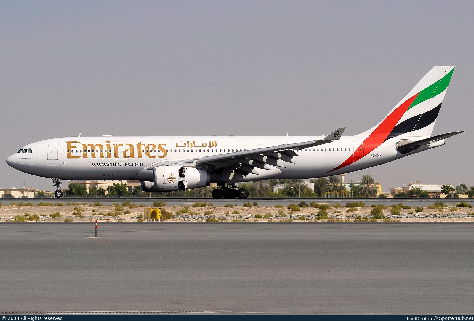 Photo of A6-EAK - Airbus A330-243 operated by Emirates