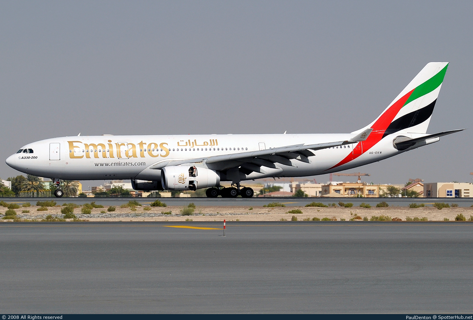 Photo of A6-EKW - Airbus A330-243 operated by Emirates
