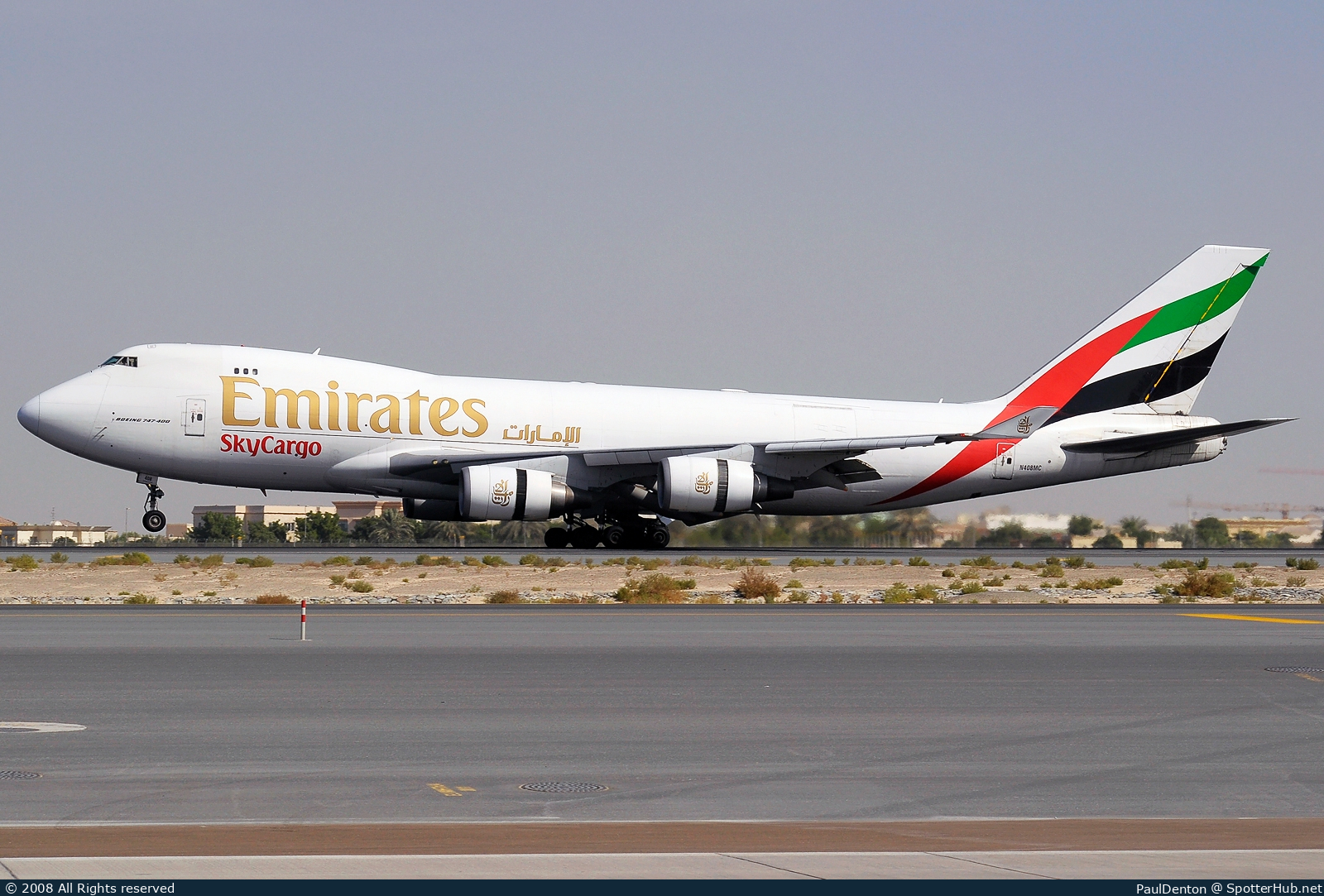 Photo of N408MC - Boeing 747-47UF operated by Emirates SkyCargo (opb Atlas Air)