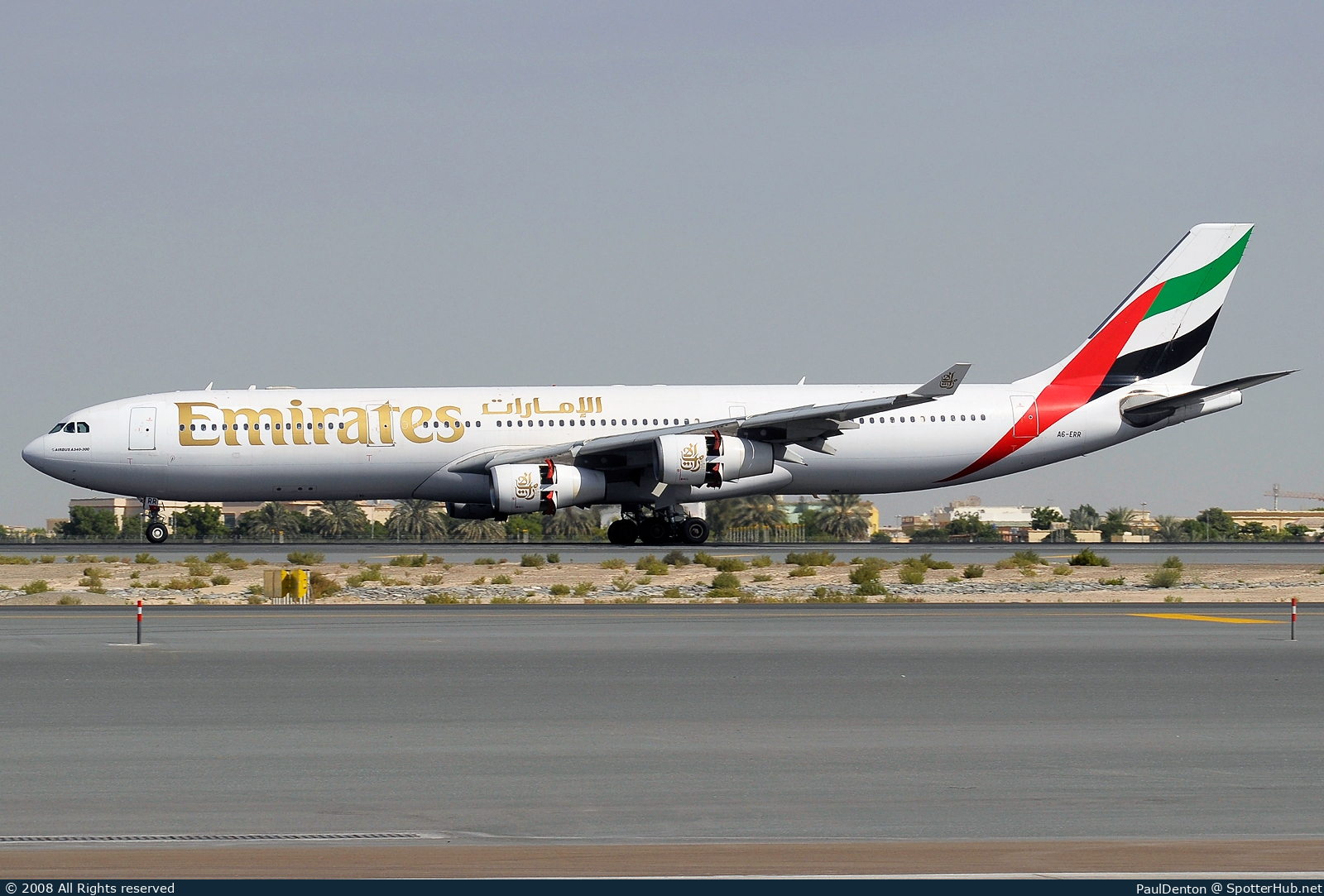 Photo of A6-ERR - Airbus A340-313 operated by Emirates