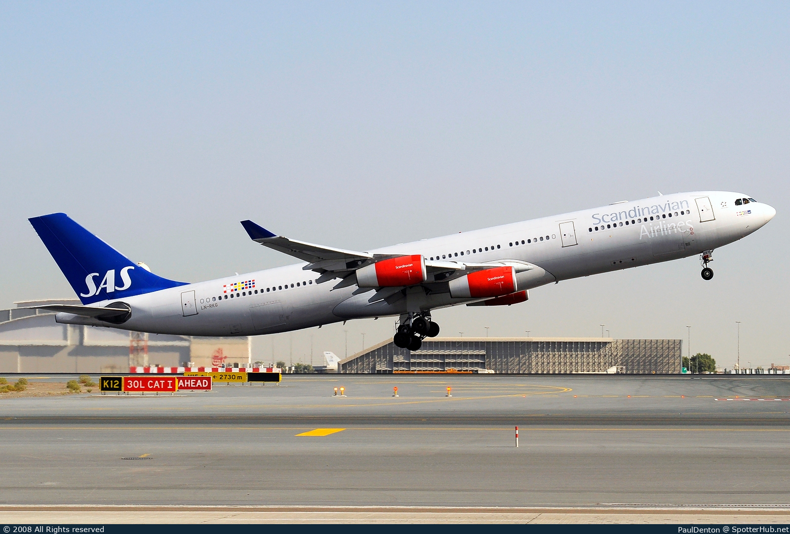 Photo of LN-RKG - Airbus A340-313 operated by SAS Scandinavian Airlines