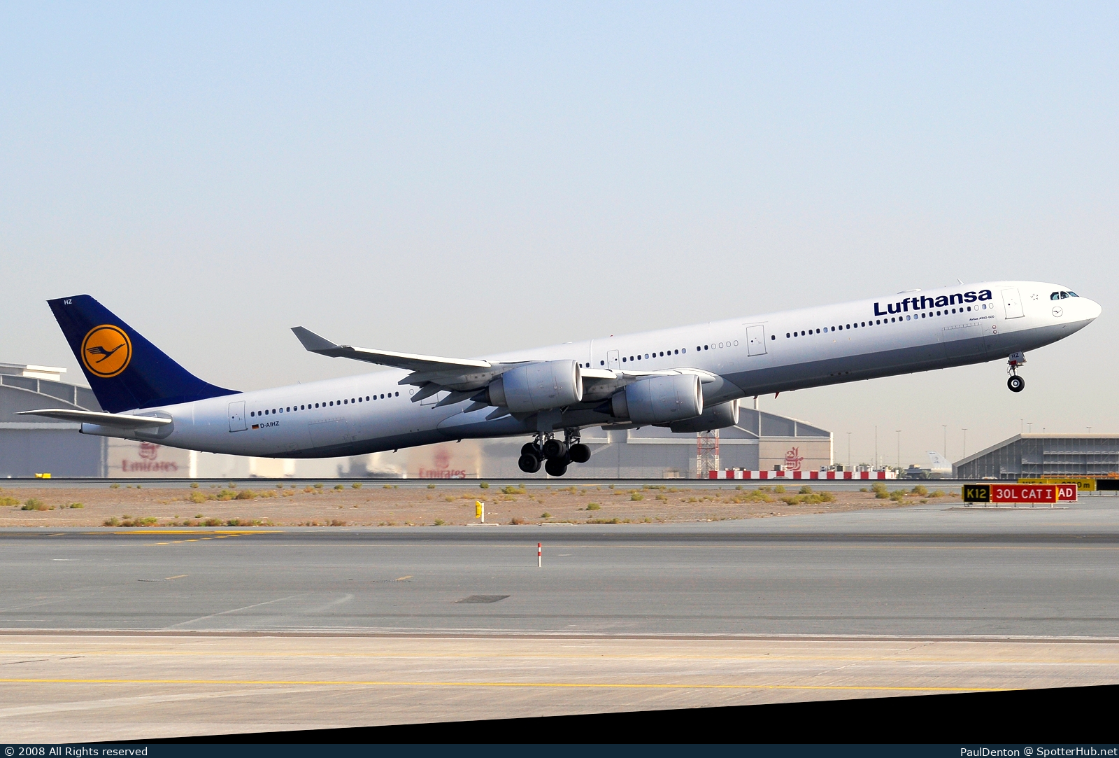 Photo of D-AIHZ - Airbus A340-642 operated by Lufthansa