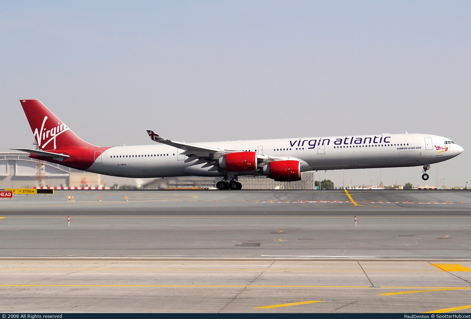 Photo of G-VWEB - Airbus A340-642 operated by Virgin Atlantic Airways