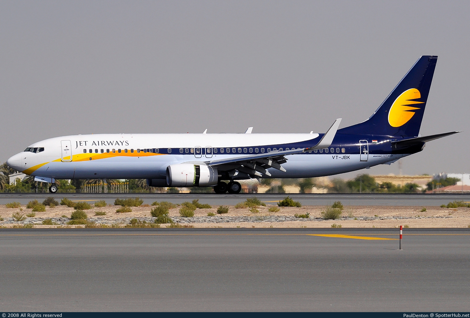 Photo of VT-JBK - Boeing 737-85R operated by Jet Airways