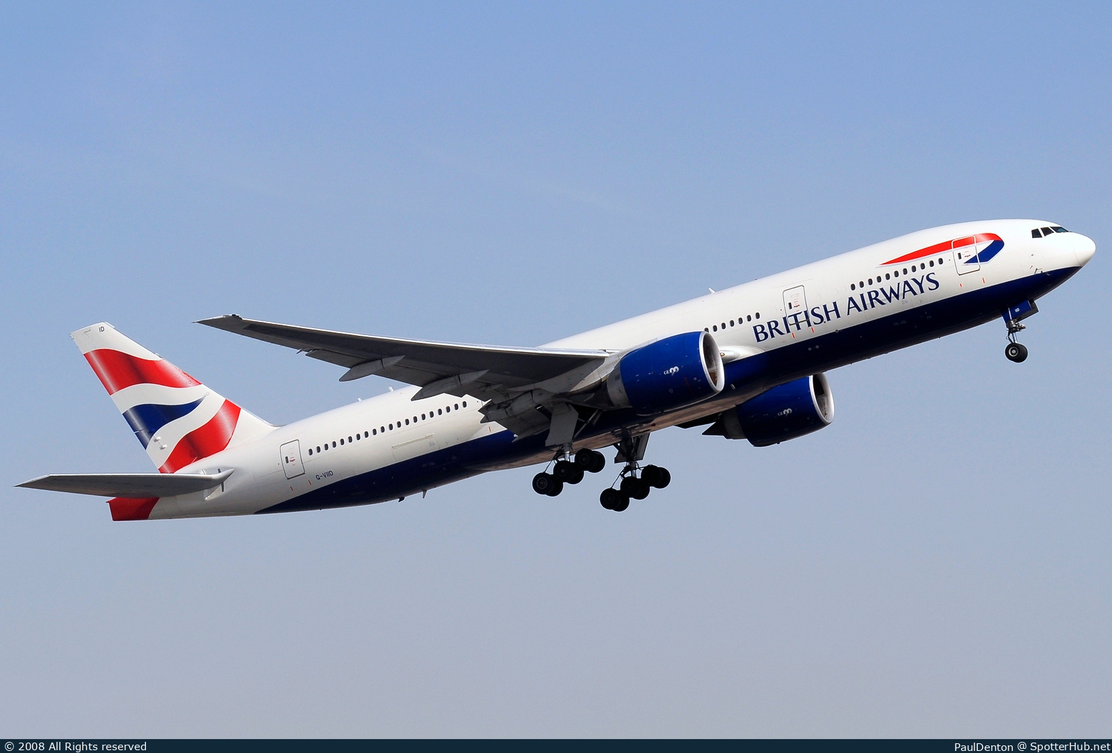 Photo of G-VIID - Boeing 777-236(ER) operated by British Airways