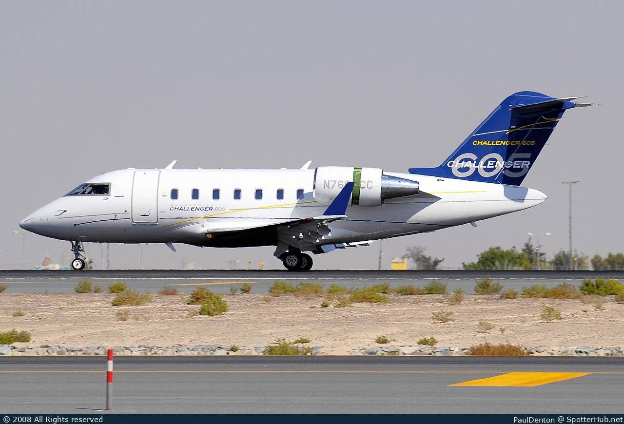 Photo of N769CC - Bombardier Challenger 605 operated by Bombardier Aerospace