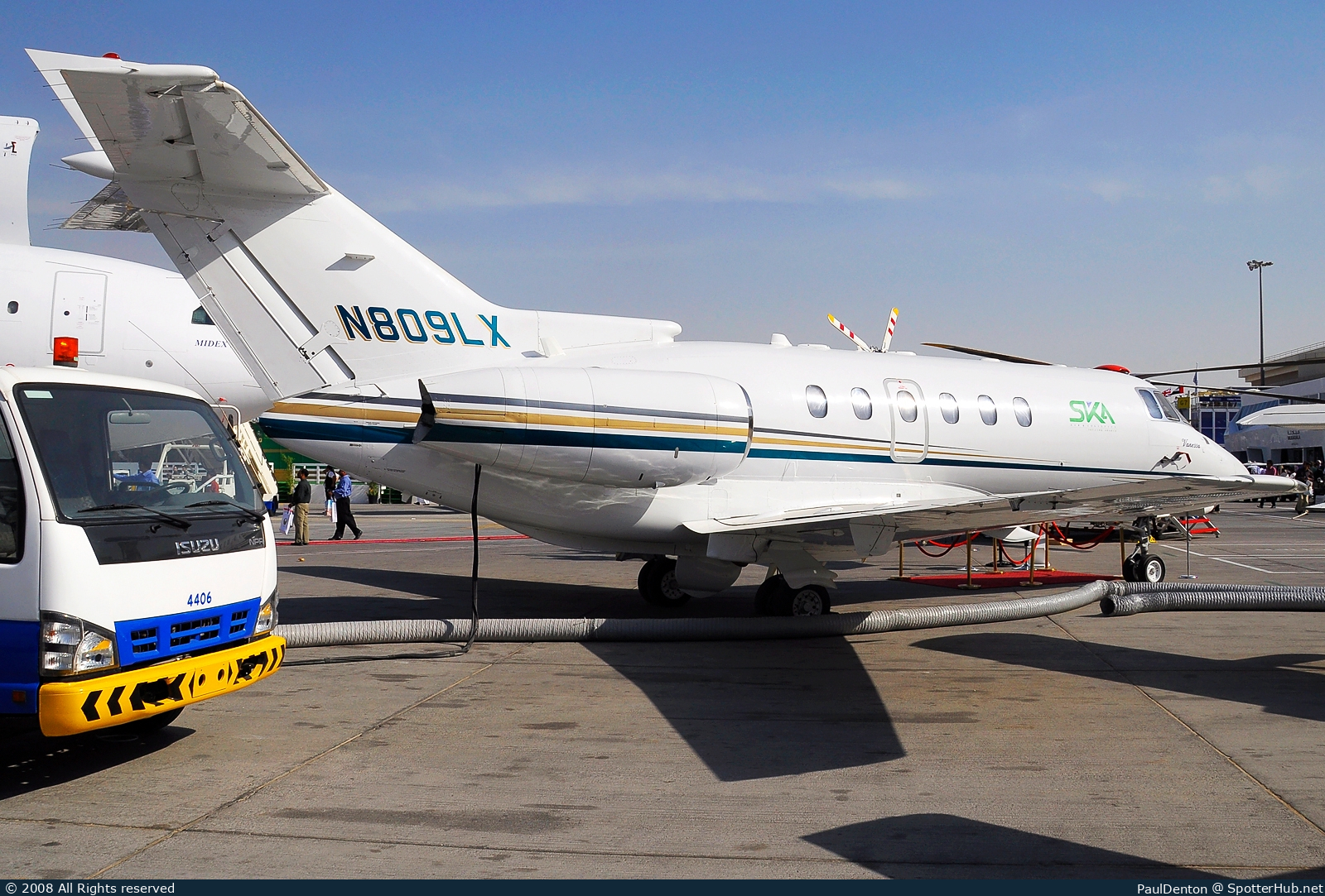 Photo of N809LX - Hawker Beechcraft 800XP operated by SkyLink Arabia