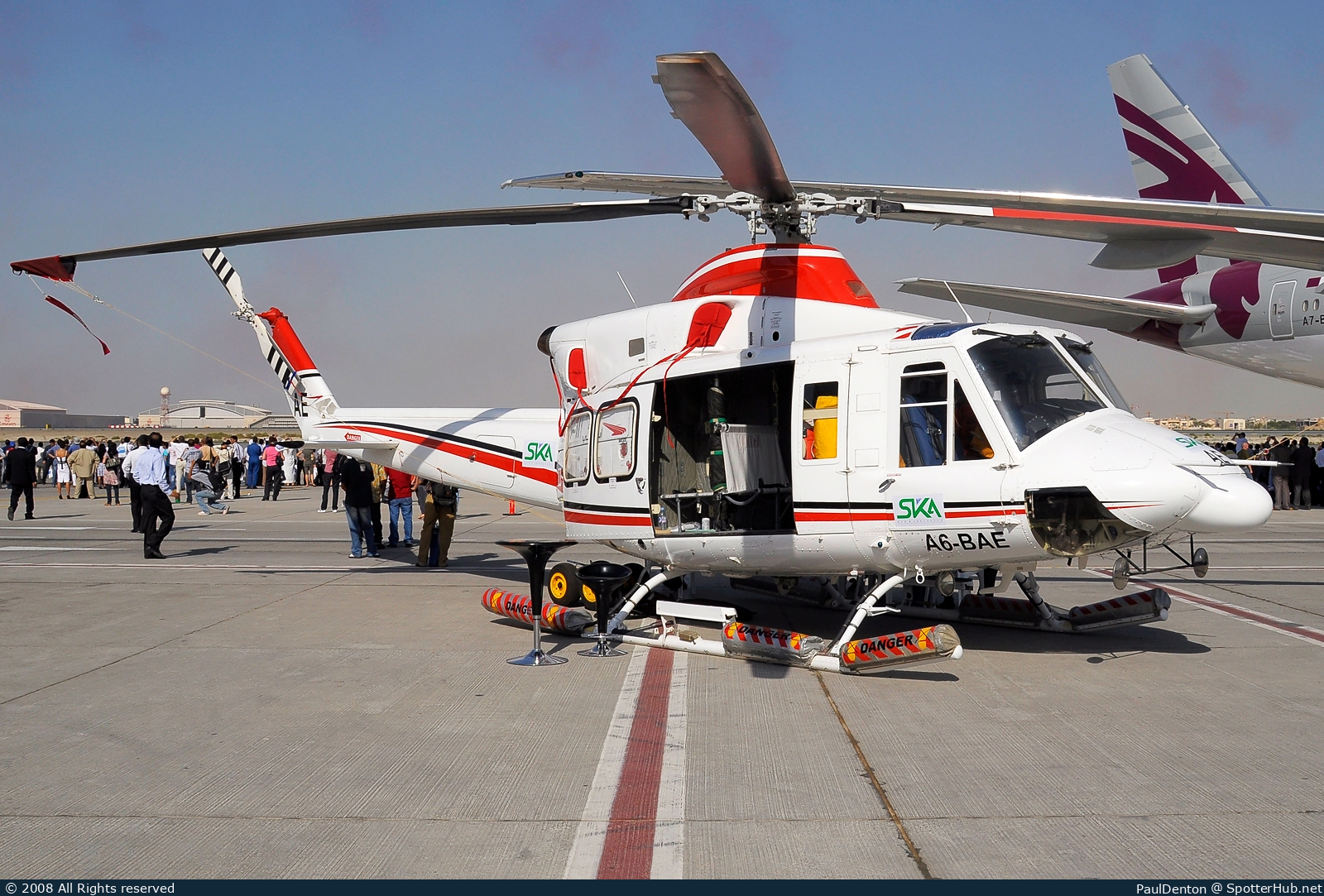 Photo of A6-BAE - Bell 412HP operated by SkyLink Arabia