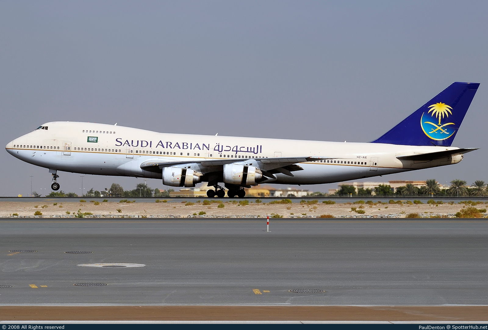 Photo of HZ-AIE - Boeing 747-168B operated by Saudi Arabian Airlines
