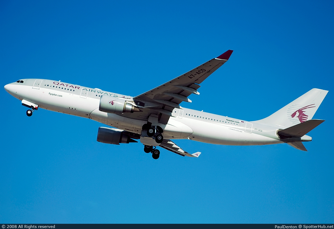 Photo of A7-ACD - Airbus A330-202 operated by Qatar Airways