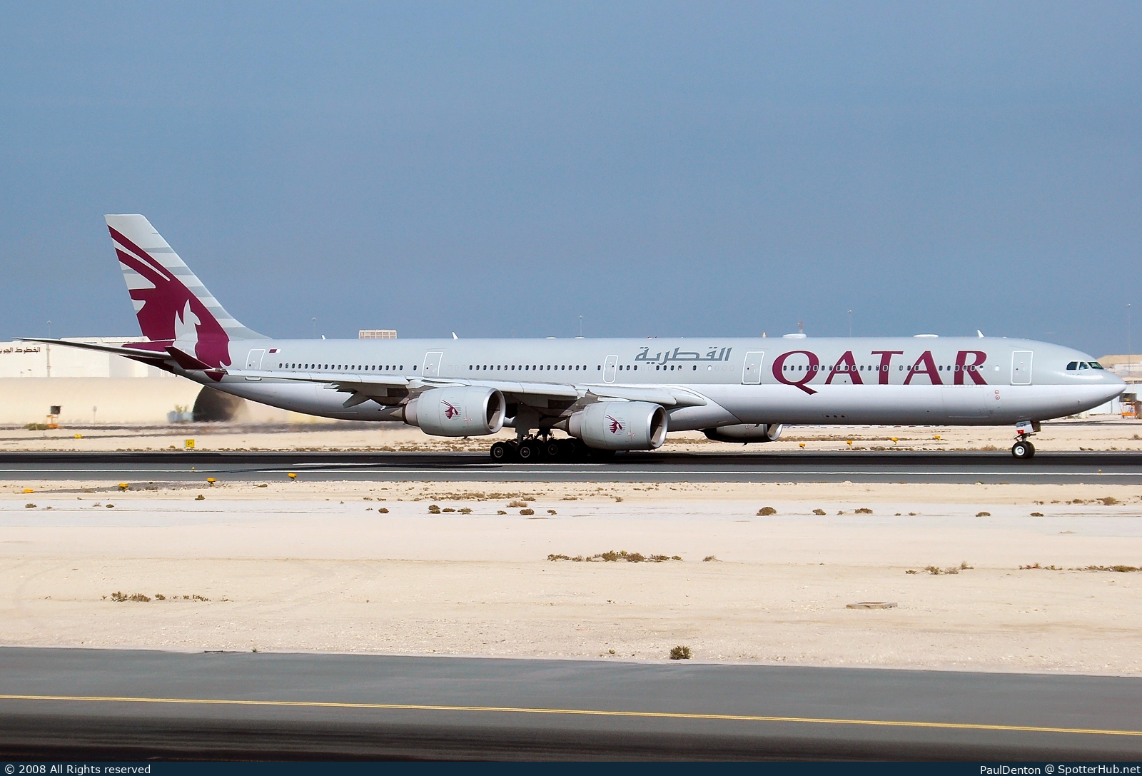 Photo of A7-AGB - Airbus A340-642 operated by Qatar Airways