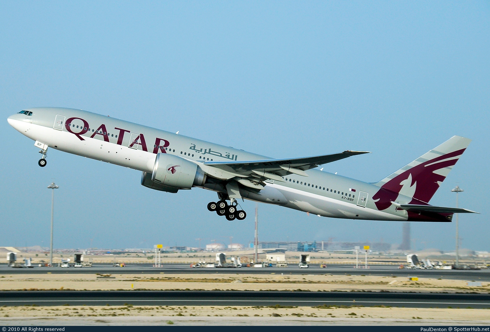 Photo of A7-BBF - Boeing 777-2DZ(LR) operated by Qatar Airways