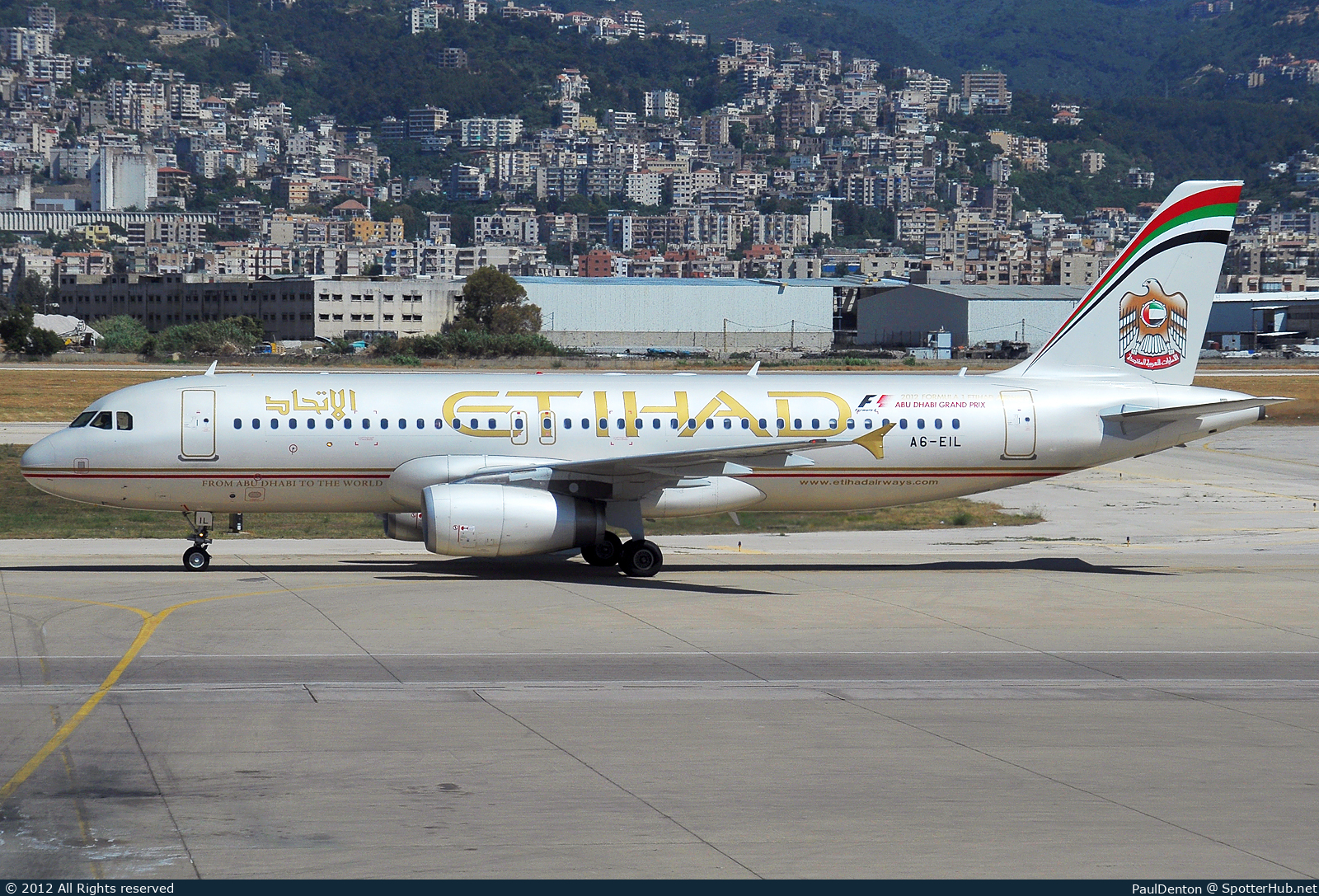 Photo of A6-EIL - Airbus A320-232 at Beirut-Rafic Hariri International Airport / Beirut Air Base