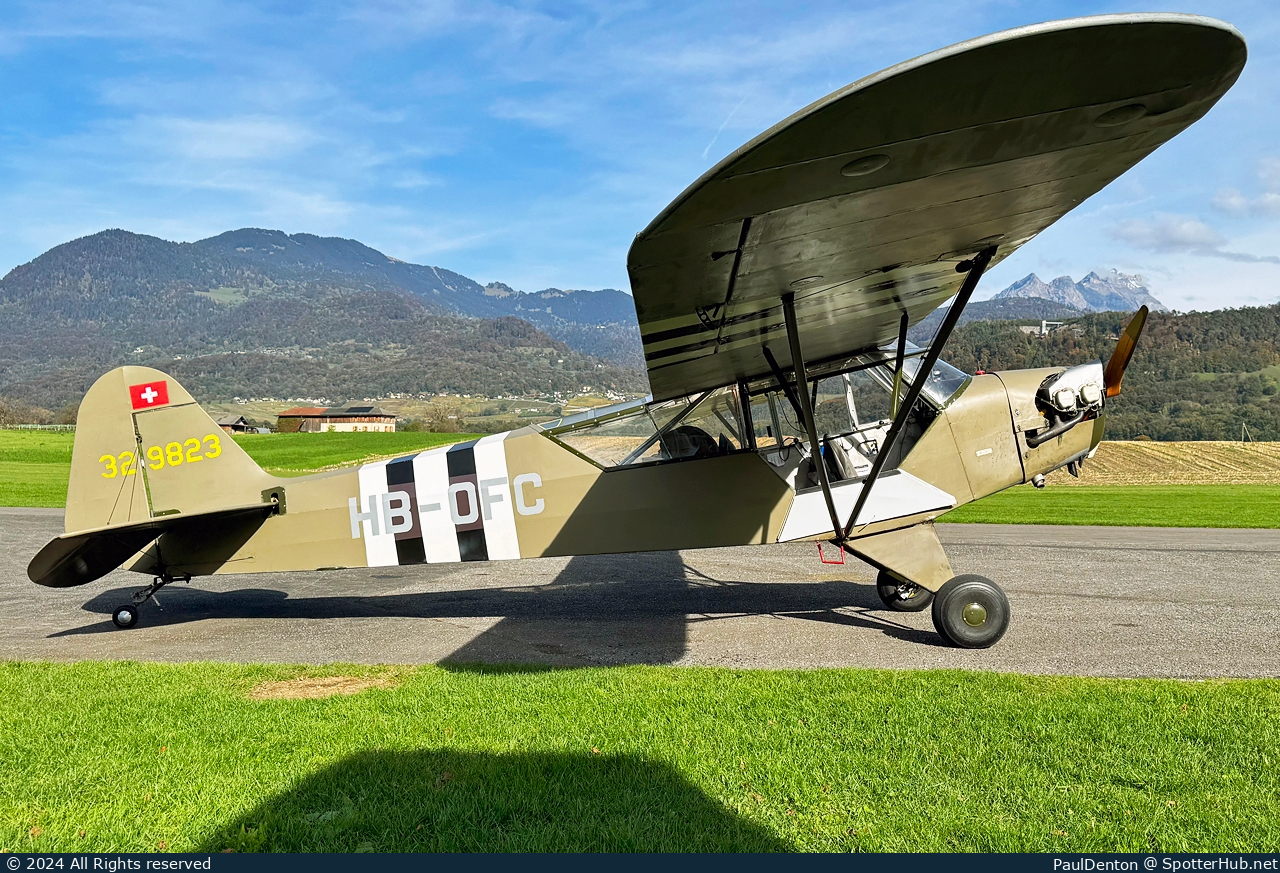 Photo of HB-OFC - Piper J-3C-65 Cub operated by Private