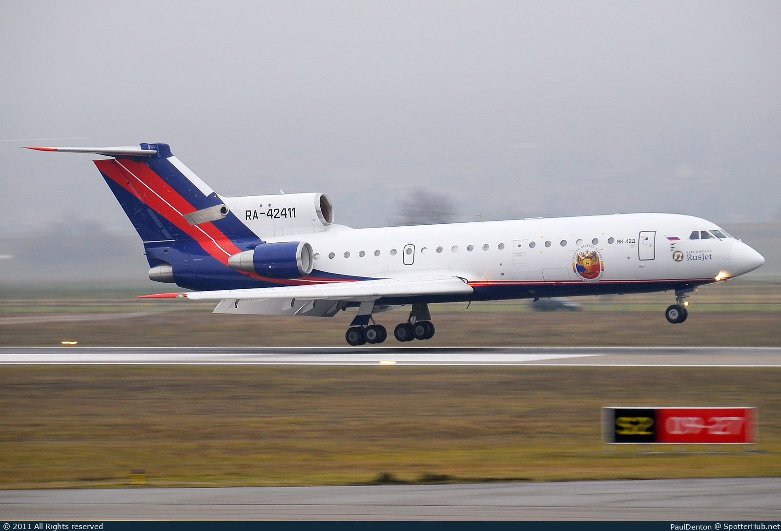 Photo of RA-42411 - Yakovlev Yak-42D operated by RusJet