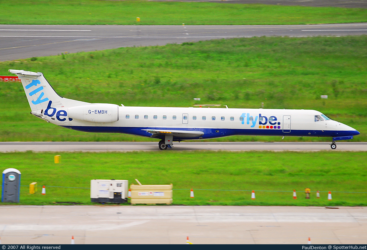 Photo of G-EMBH - Embraer ERJ-145EU operated by flybe