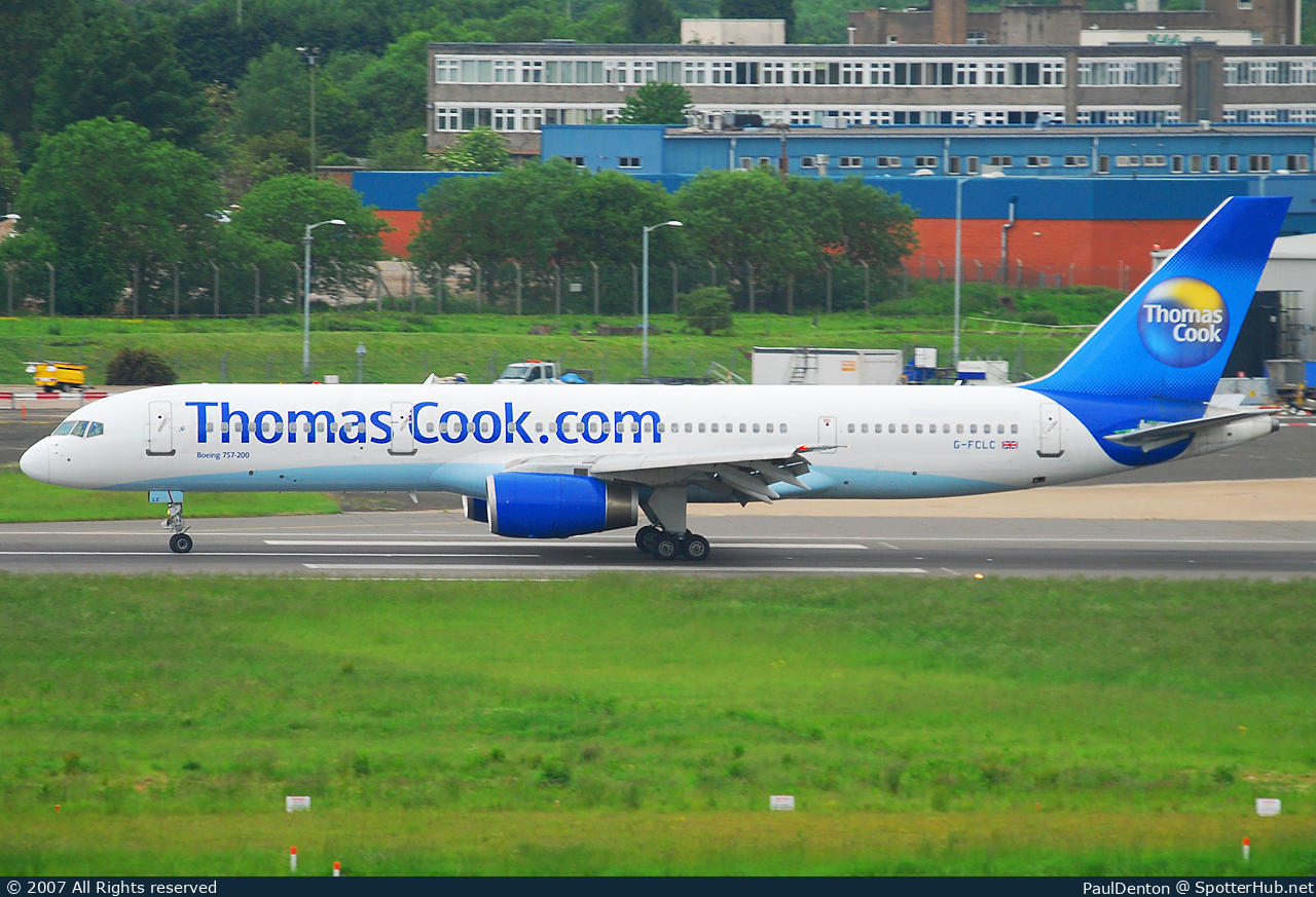 Photo of G-FCLC - Boeing 757-28A operated by Thomas Cook Airlines