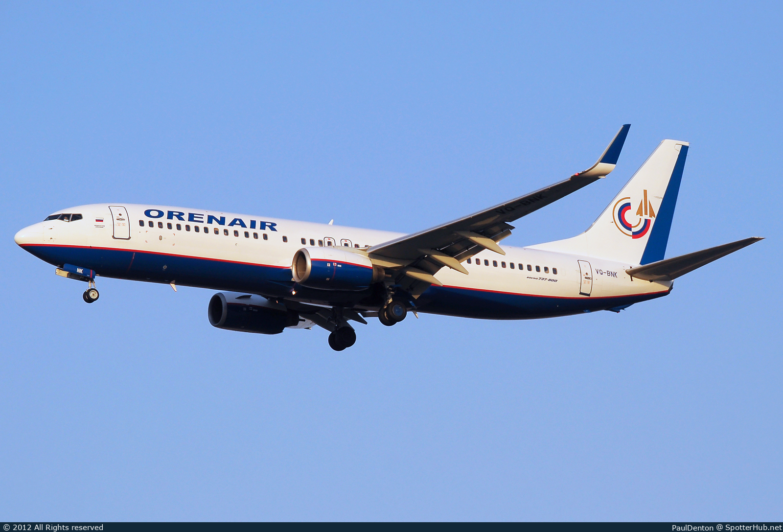 Photo of VQ-BNK - Boeing 737-8K5 operated by Orenair