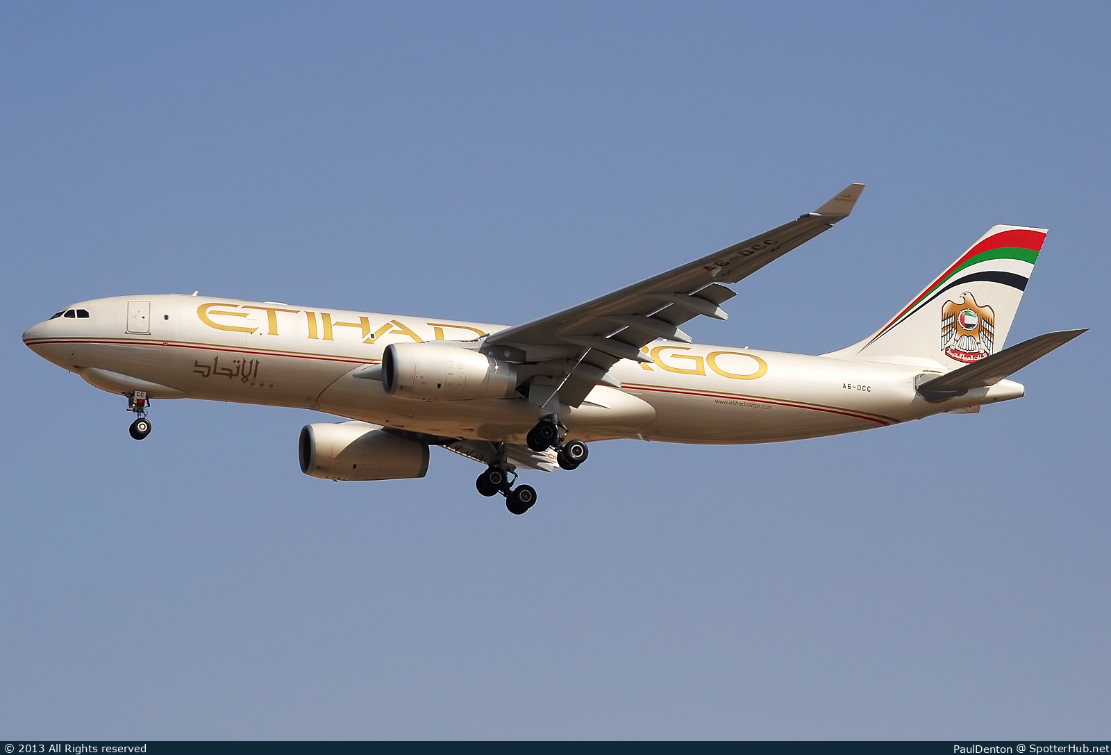 Photo of A6-DCC - Airbus A330-243F operated by Etihad Cargo