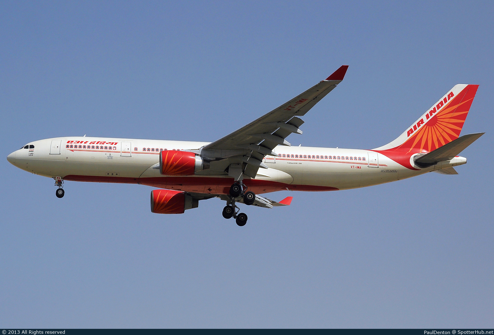 Photo of VT-IWA - Airbus A330-223 operated by Air India