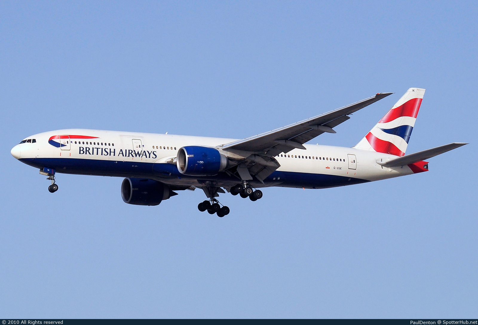 Photo of G-VIIK - Boeing 777-236(ER) operated by British Airways