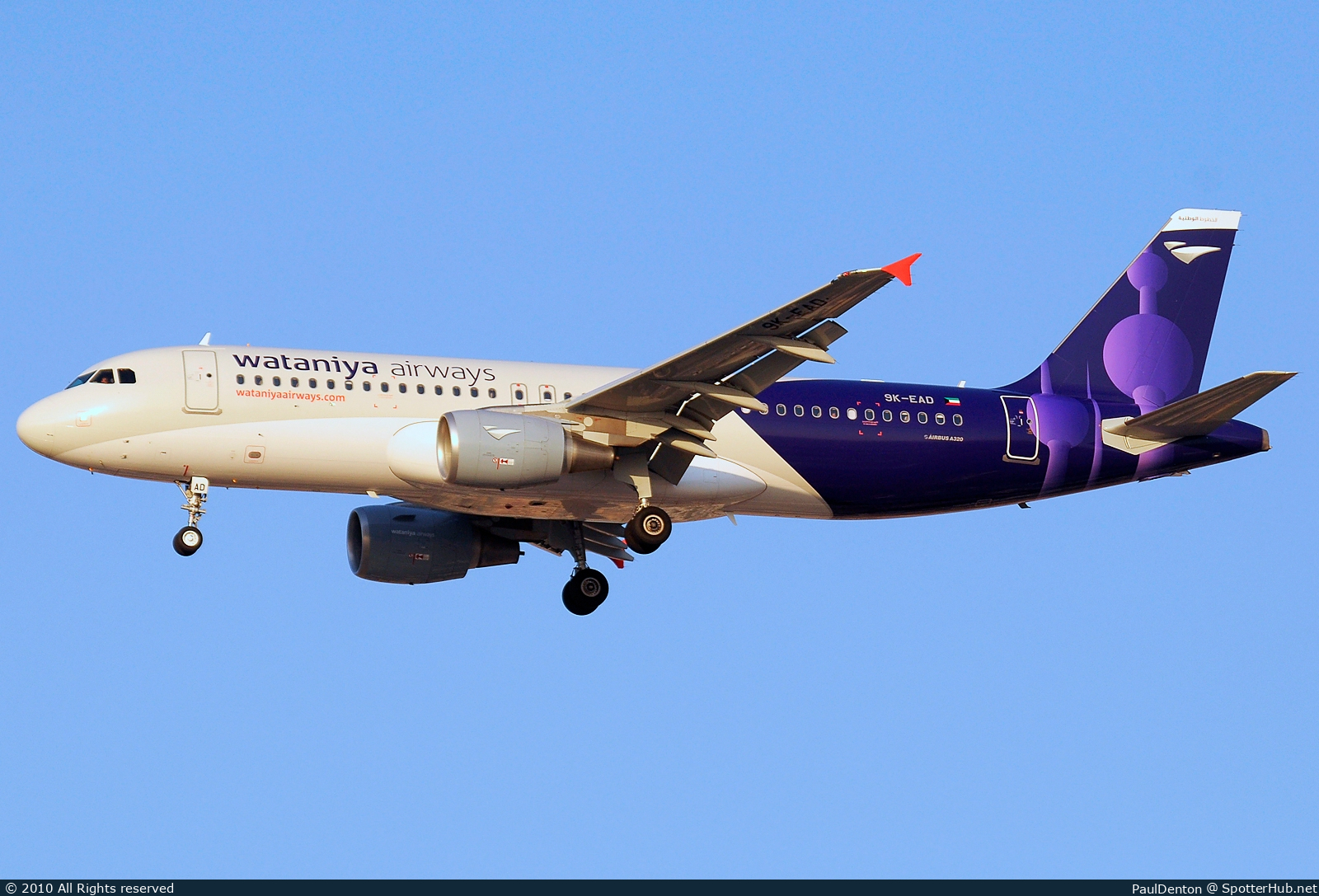 Photo of 9K-EAD - Airbus A320-214 operated by Wataniya Airways