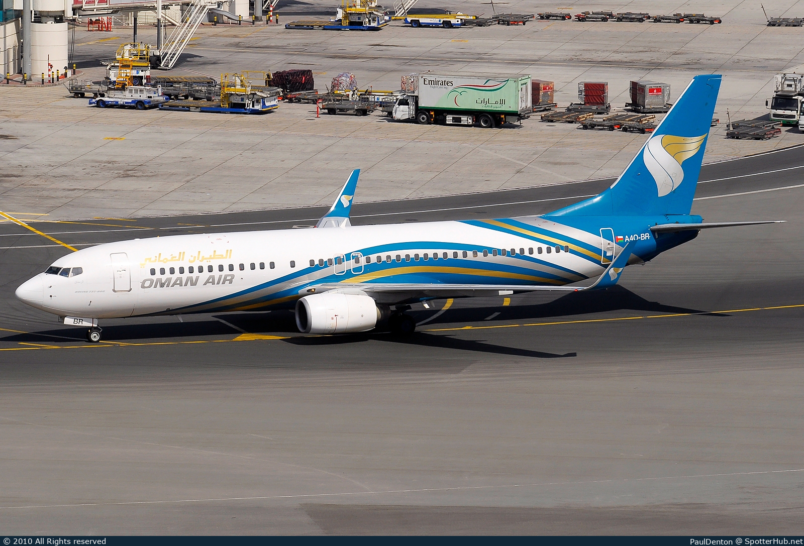 Photo of A4O-BR - Boeing 737-81M operated by Oman Air
