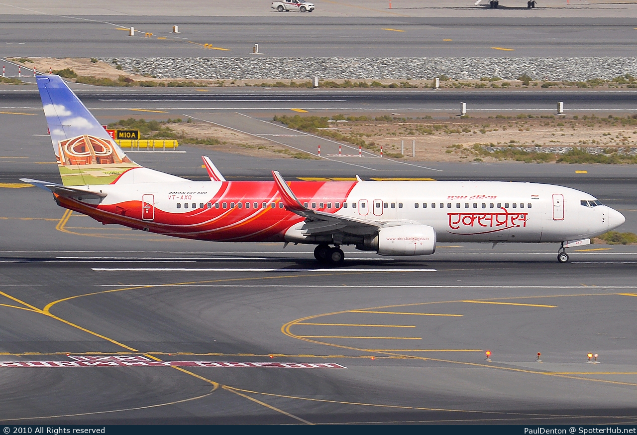 Photo of VT-AXQ - Boeing 737-8HG operated by Air India Express