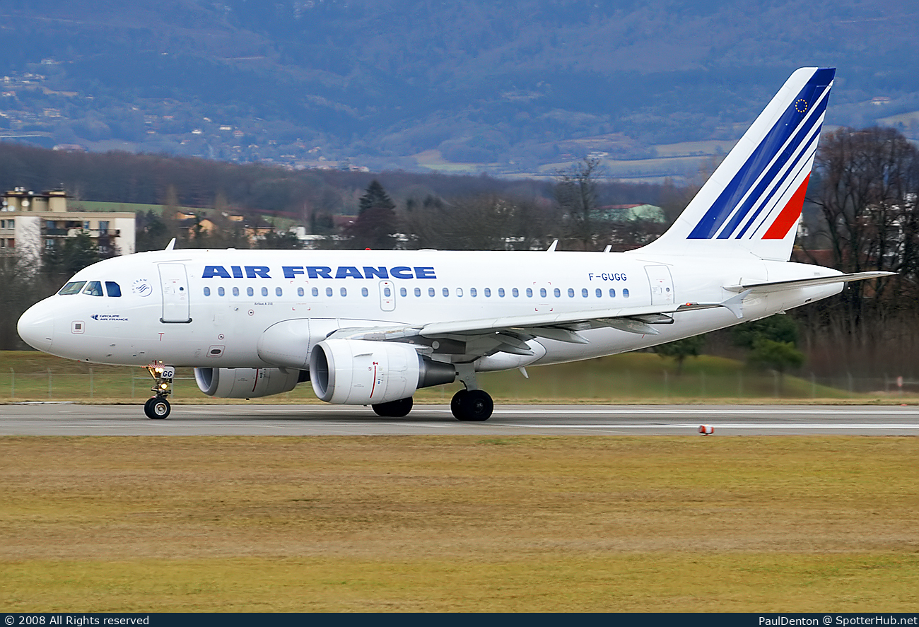 Photo of F-GUGG - Airbus A318-111 operated by Air France