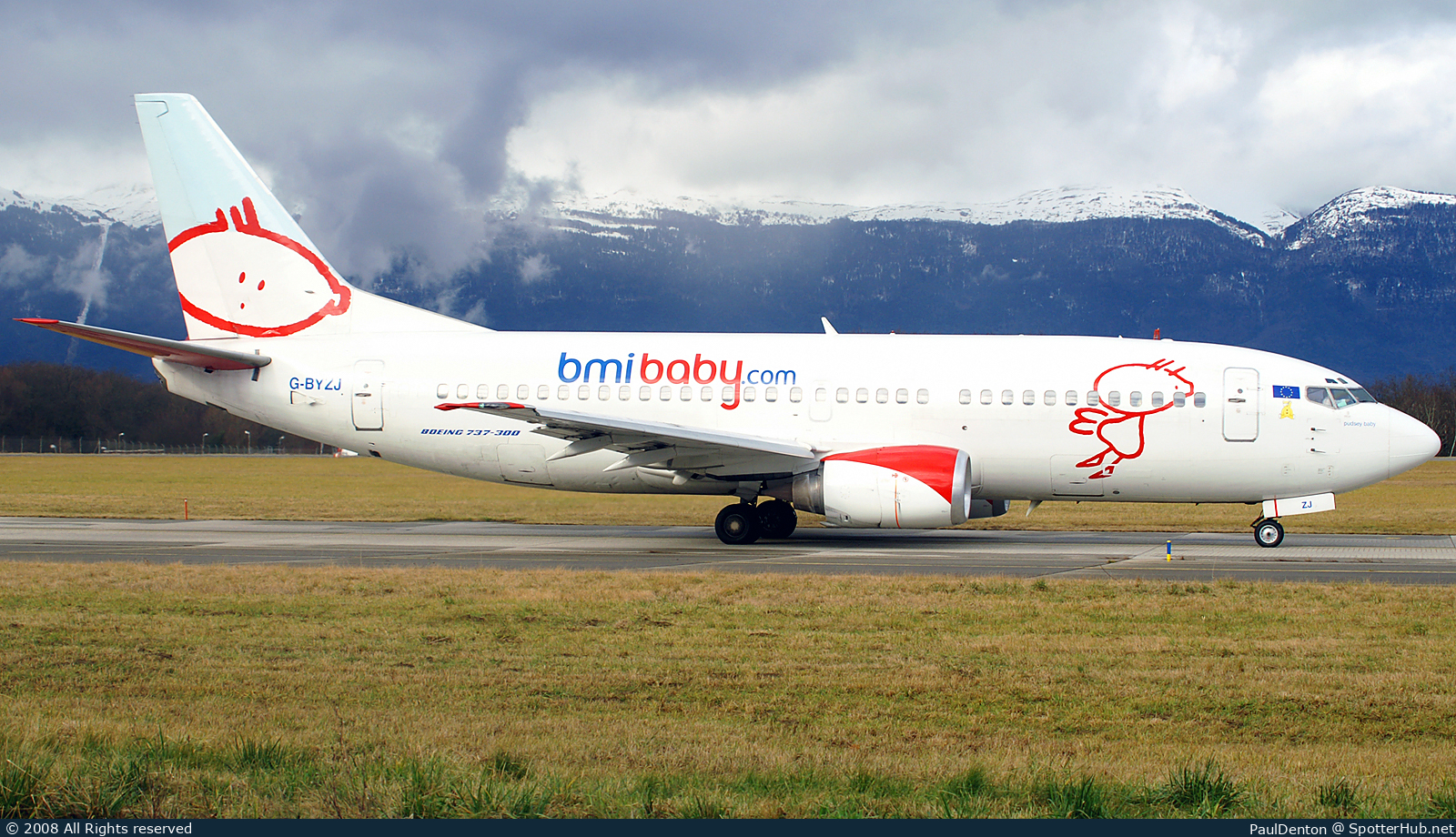 Photo of G-BYZJ - Boeing 737-3Q8 operated by bmibaby