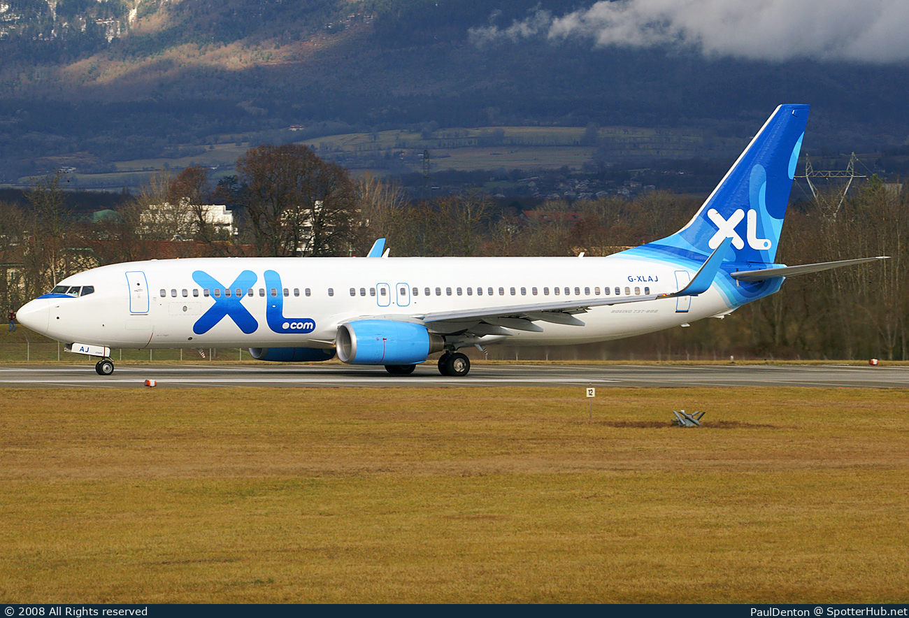 Photo of G-XLAJ - Boeing 737-8Q8 operated by XL Airways