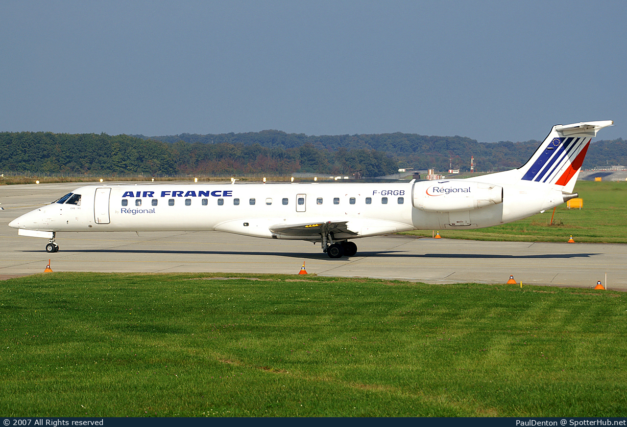 Photo of F-GRGB - Embraer ERJ-145EP operated by Air France (opb Régional)