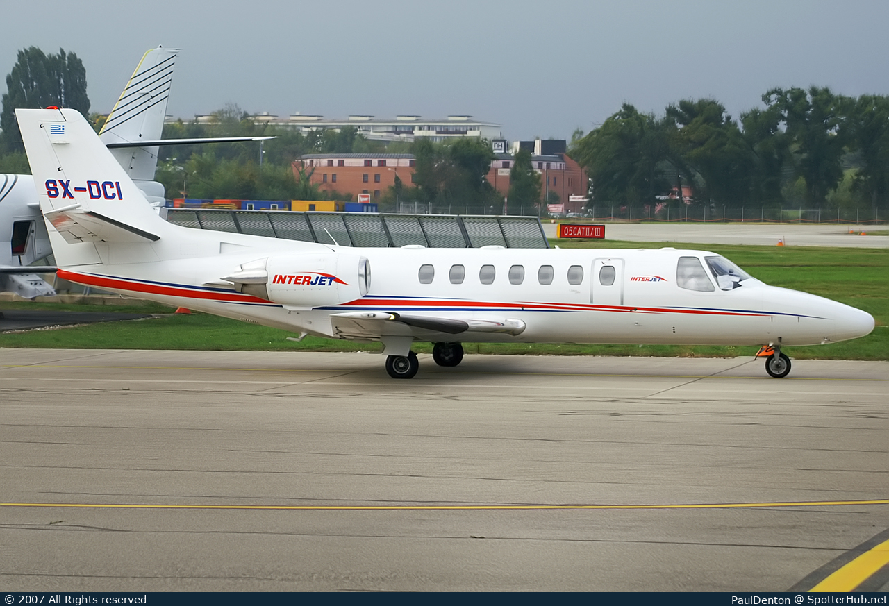 Photo of SX-DCI - Cessna 560 Citation Ultra operated by Interjet Hellenic
