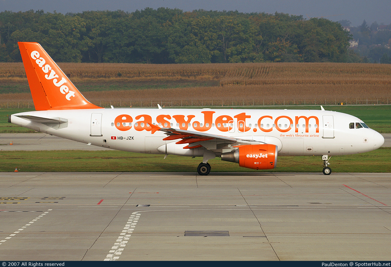 Photo of HB-JZK - Airbus A319-111 operated by easyJet Switzerland