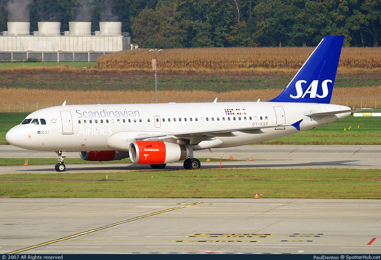Photo of OY-KBP - Airbus A319-132 operated by SAS Scandinavian Airlines