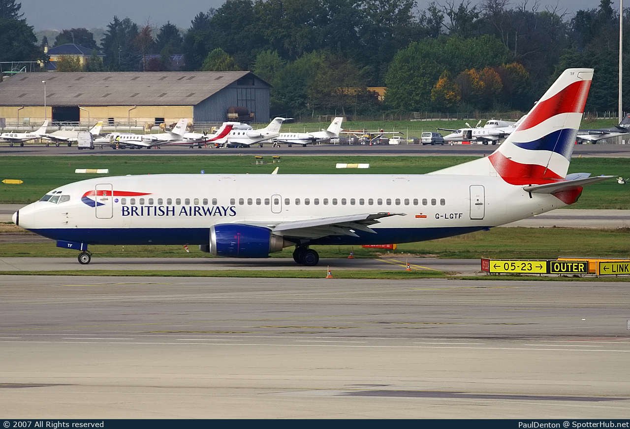 Photo of G-LGTF - Boeing 737-382 operated by British Airways