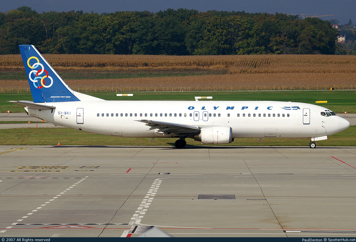 Photo of SX-BKI - Boeing 737-4Q8 operated by Olympic Airways