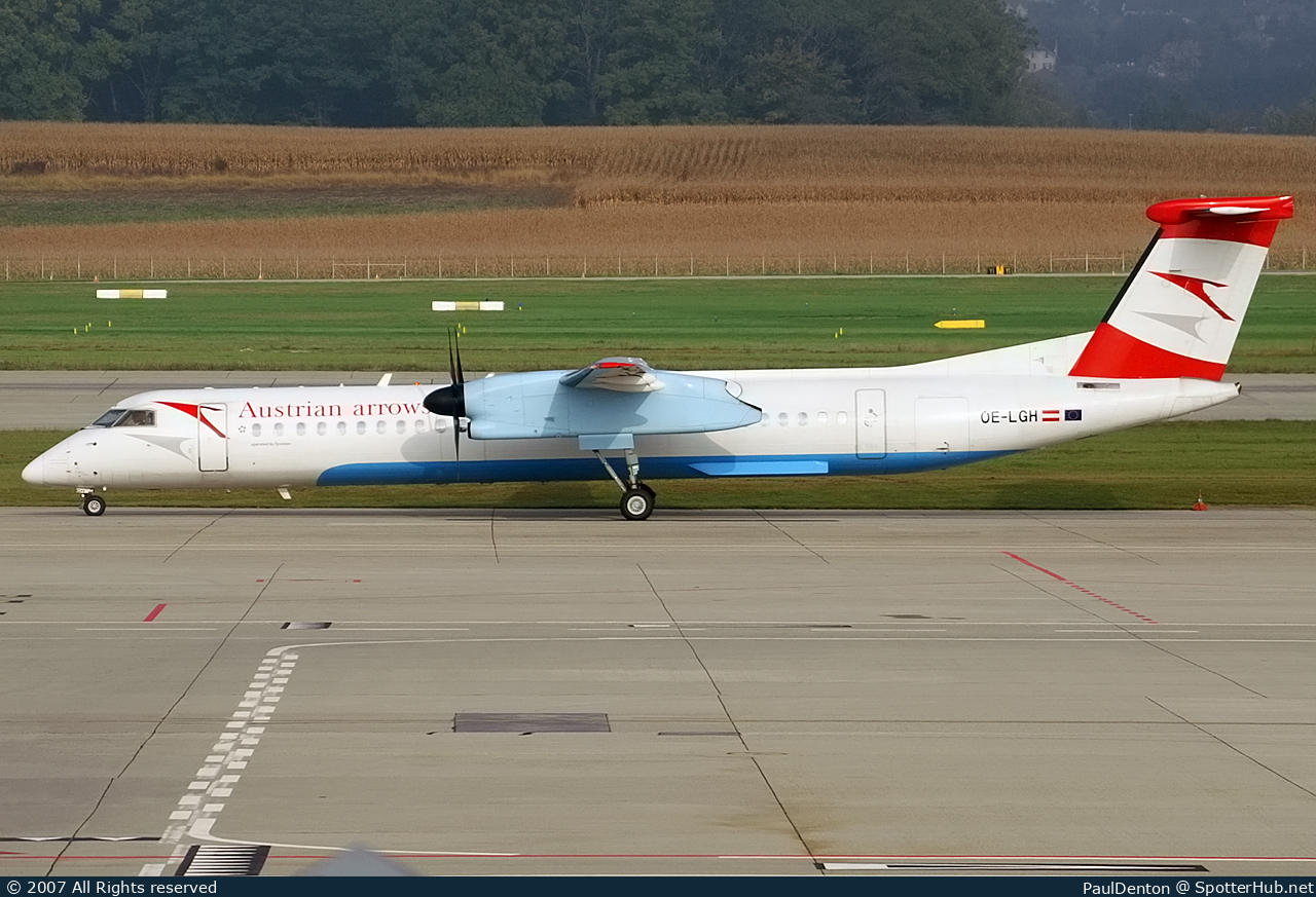 Photo of OE-LGH - Bombardier DHC-8-402 Dash 8 Q400 operated by Austrian Arrows (opb Tyrolean Airways)
