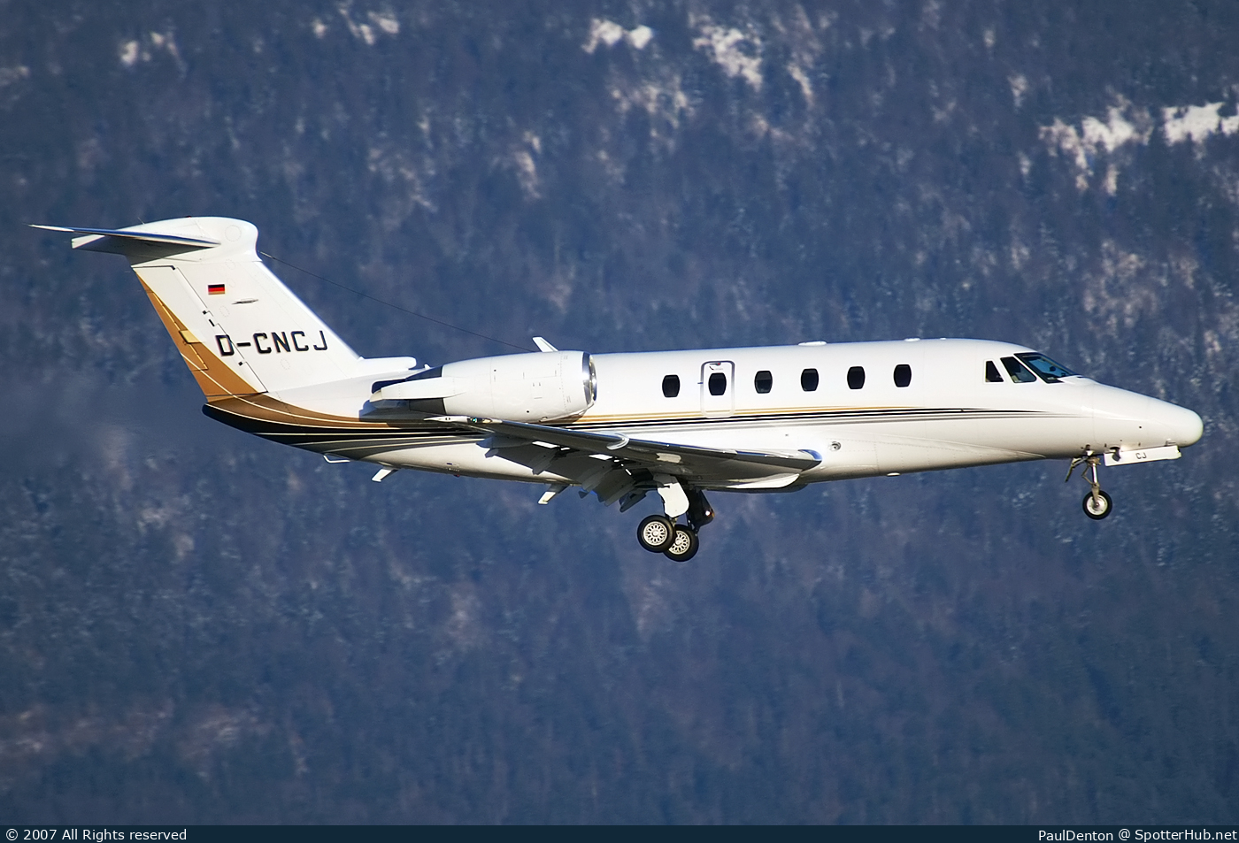 Photo of D-CNCJ - Cessna 650 Citation VII operated by ACM Air Charter