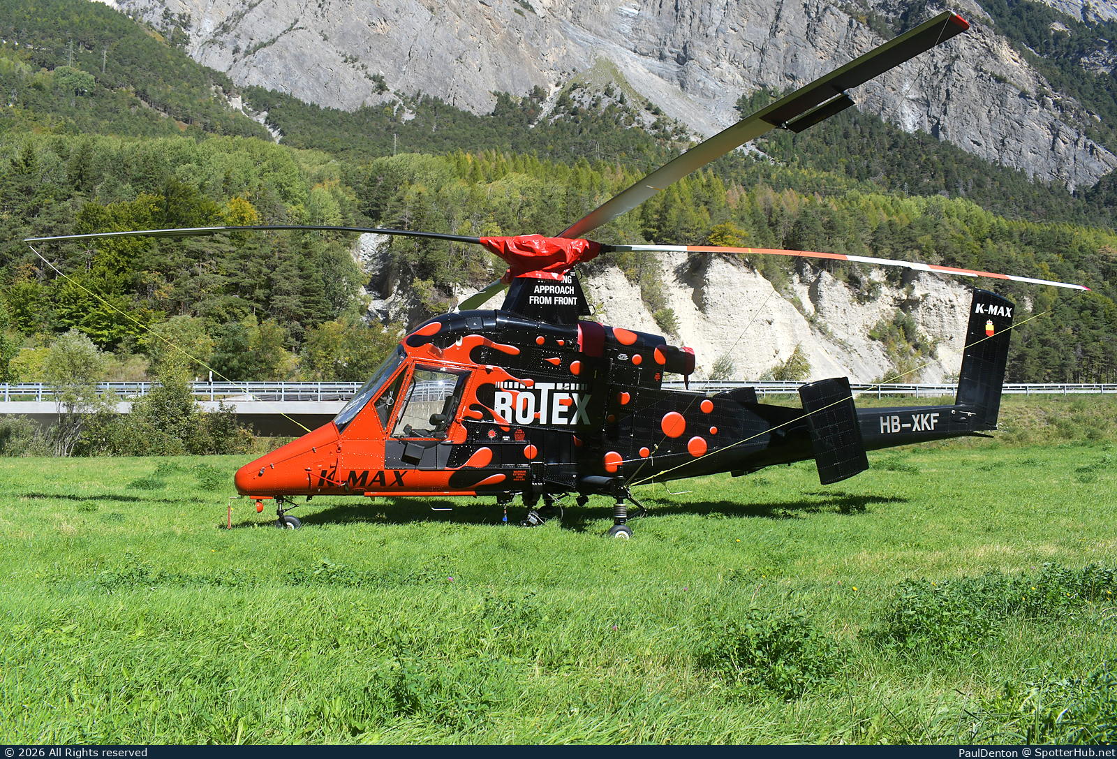 Photo of HB-XKF - Kaman K-1200 K-Max operated by Rotex Helicopter