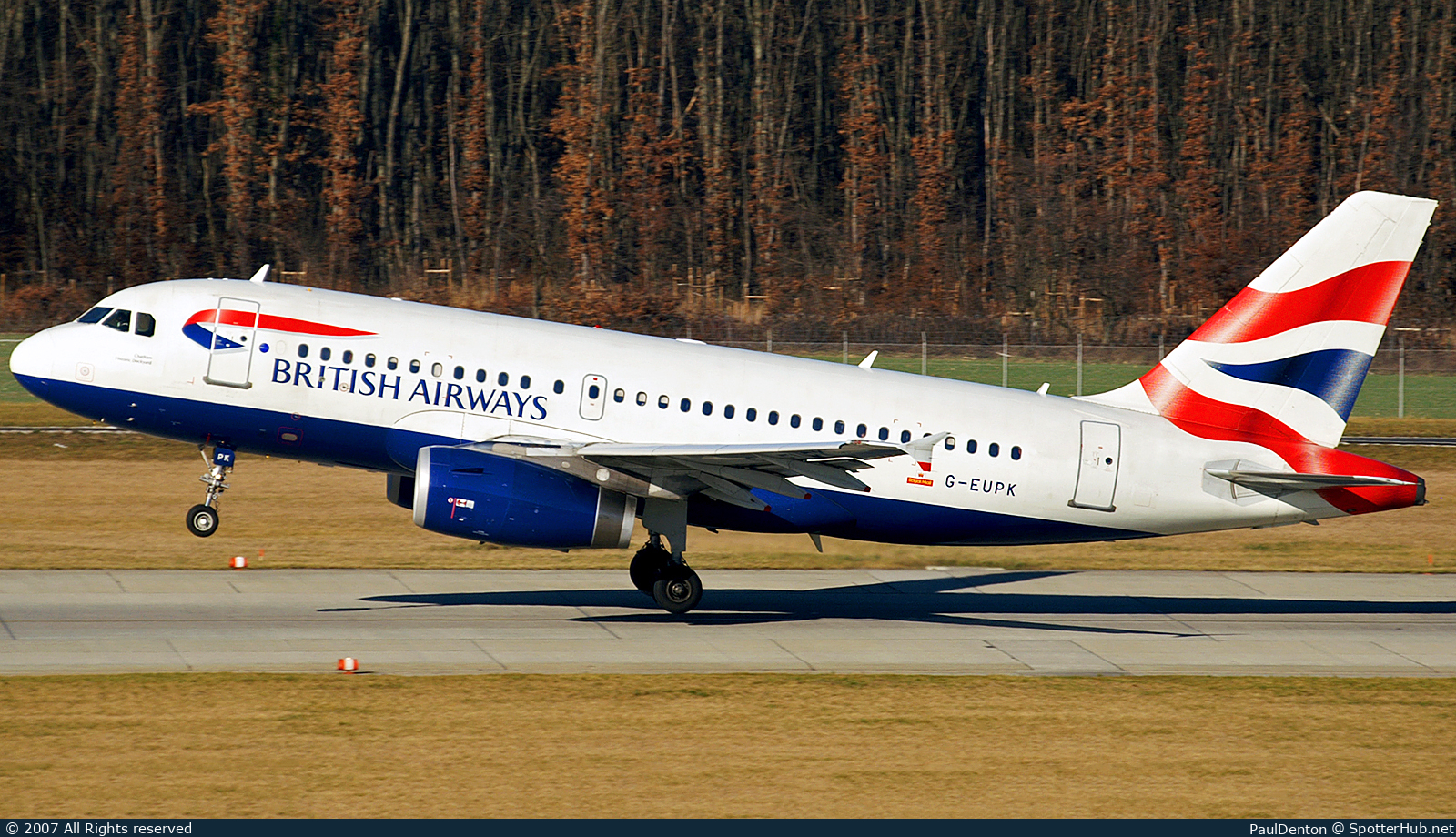 Photo of G-EUPK - Airbus A319-131 operated by British Airways