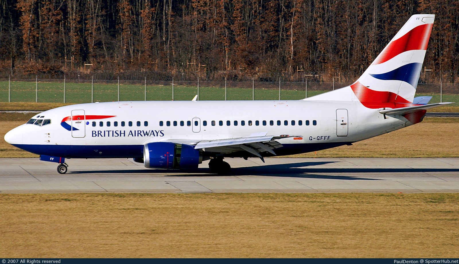 Photo of G-GFFF - Boeing 737-53A operated by British Airways