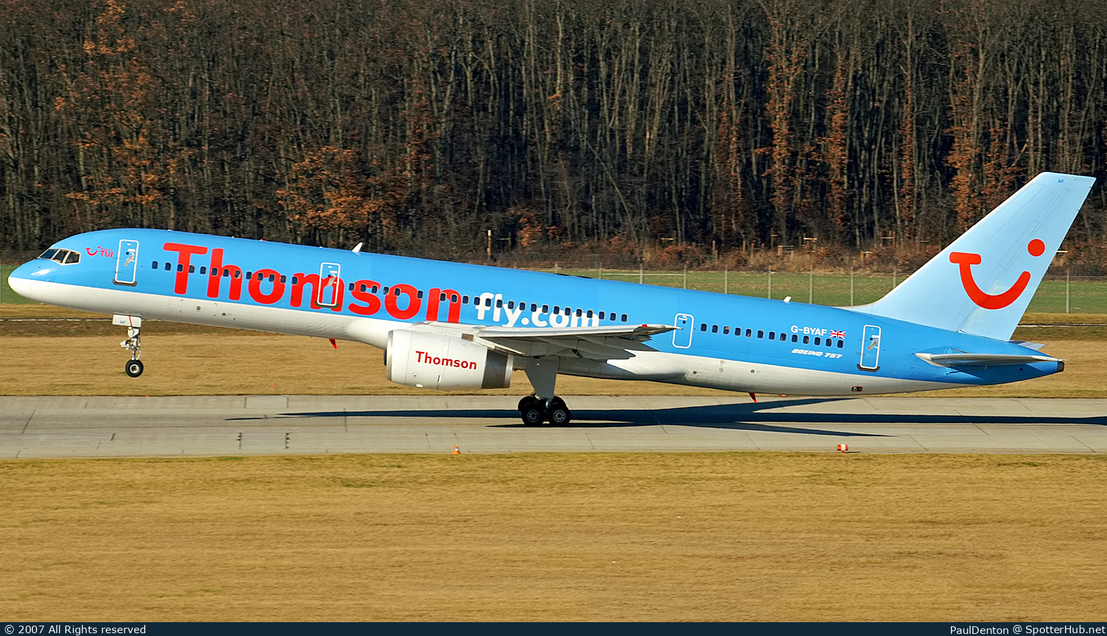 Photo of G-BYAF - Boeing 757-204 operated by Thomsonfly