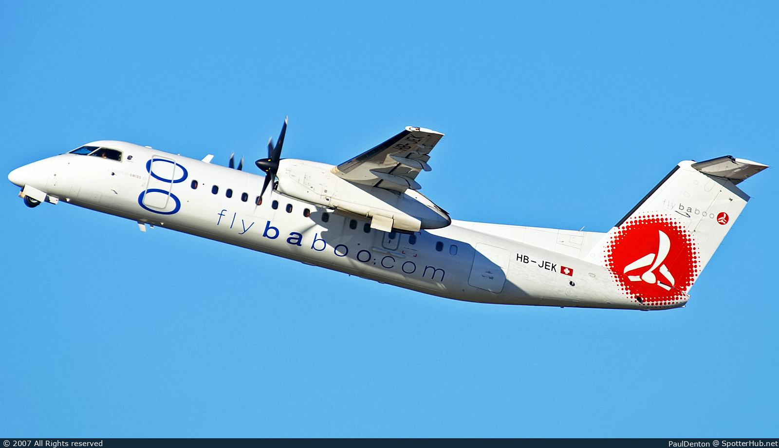 Photo of HB-JEK - Bombardier DHC-8-315 Dash 8 Q300 operated by Flybaboo