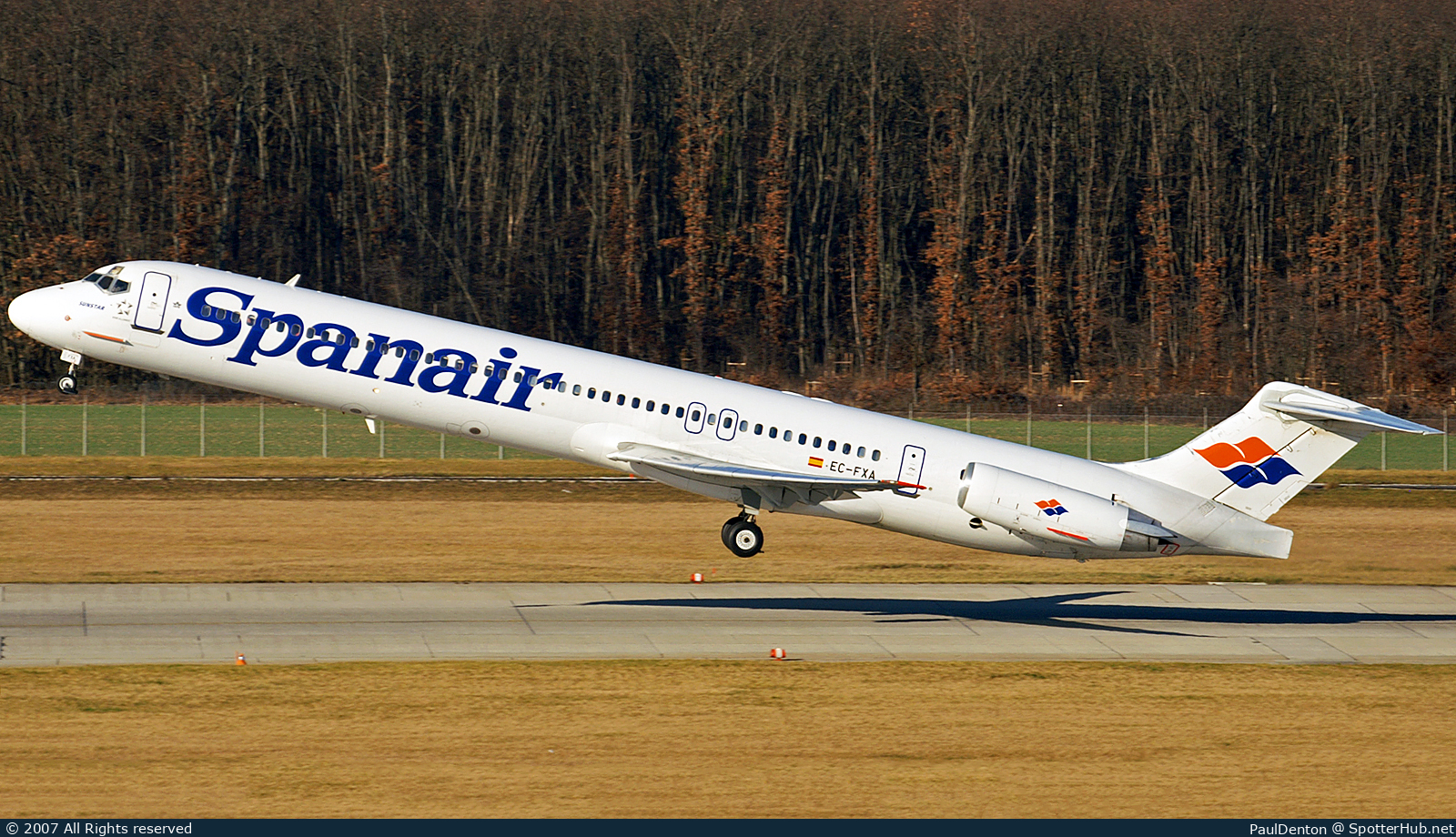 Photo of EC-FXA - McDonnell Douglas MD-83 operated by Spanair
