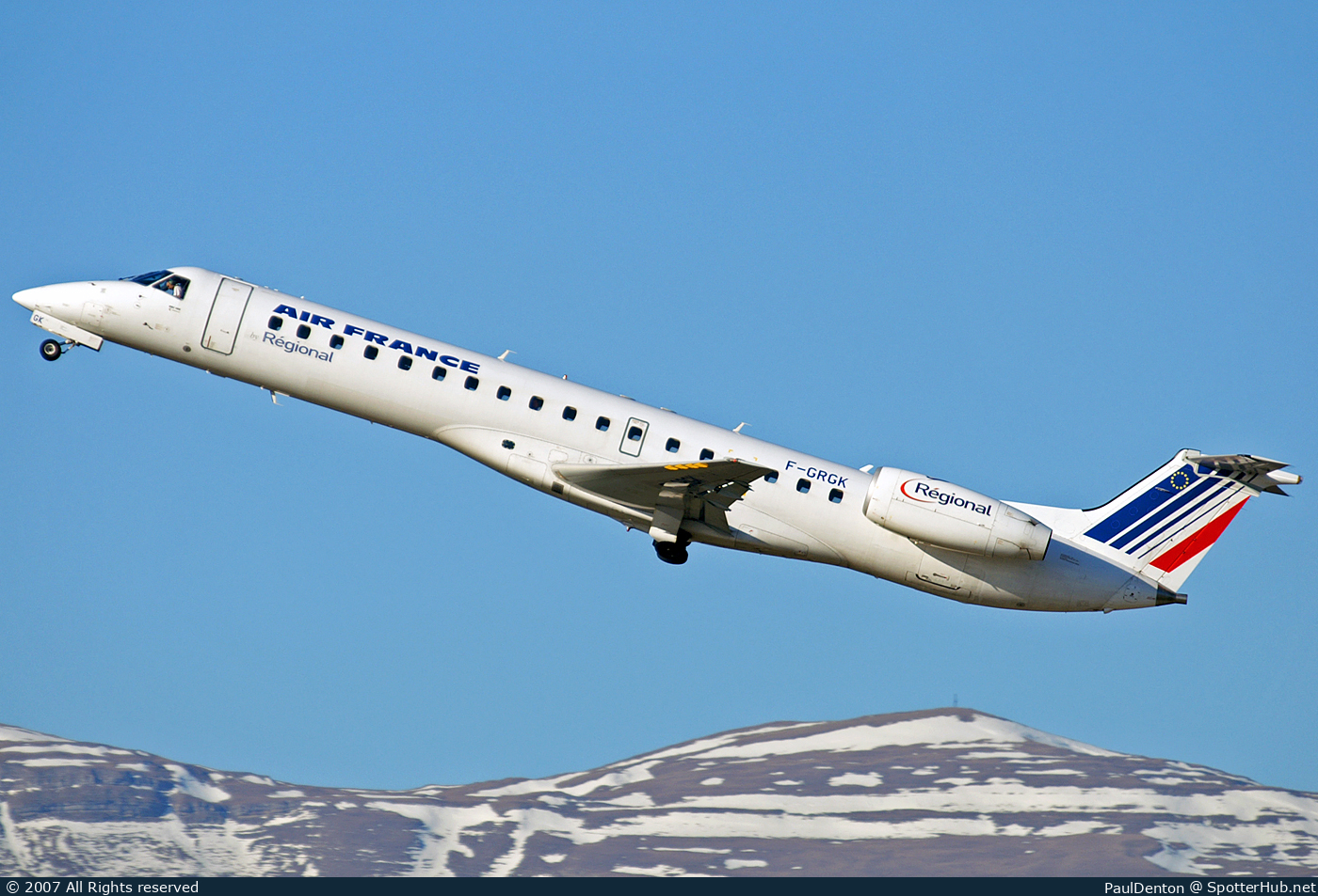 Photo of F-GRGK - Embraer ERJ-145EP operated by Air France (opb Régional)
