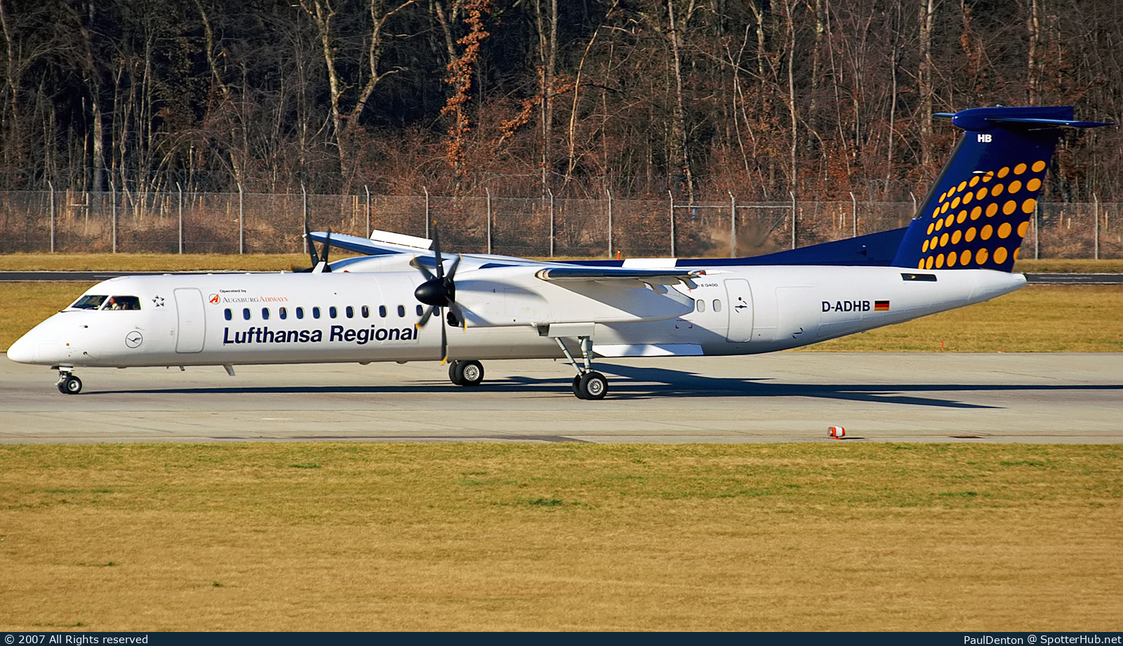 Photo of D-ADHB - Bombardier DHC-8-402 Dash 8 Q400 operated by Lufthansa Regional (opb Augsburg Airways)