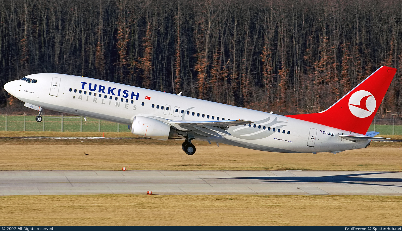 Photo of TC-JGL - Boeing 737-8F2 operated by Turkish Airlines