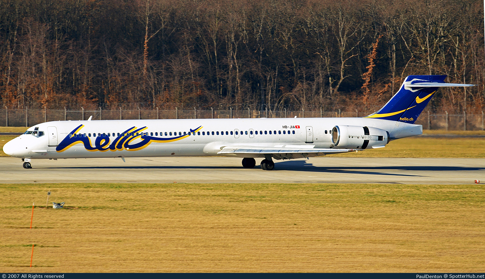 Photo of HB-JIA - McDonnell Douglas MD-90 operated by Hello