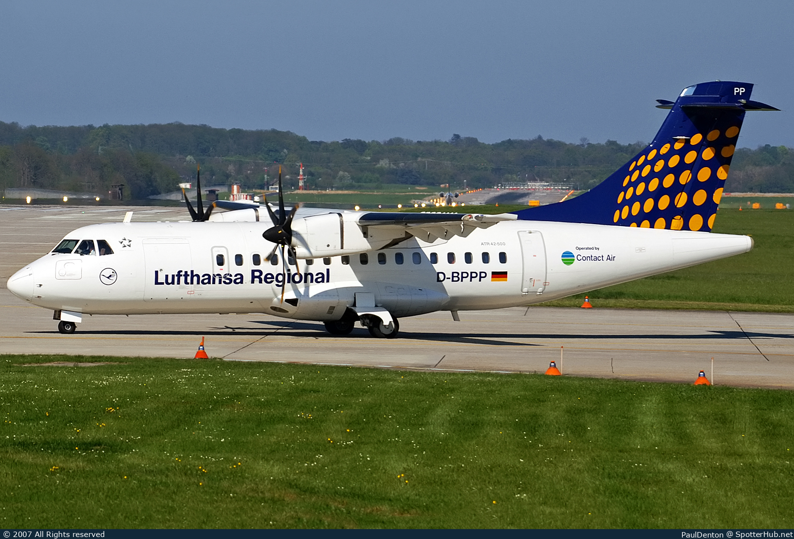 Photo of D-BPPP - ATR 42-500 operated by Lufthansa Regional (opb Contact Air)